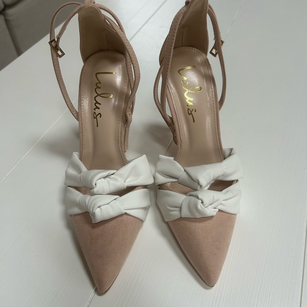 Lulus Santina Heels Size 5